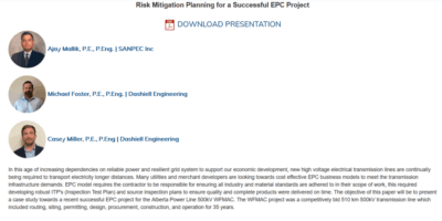 RISK MITIGATION PLANNING IN SUCCESSFUL EPC PROJECT